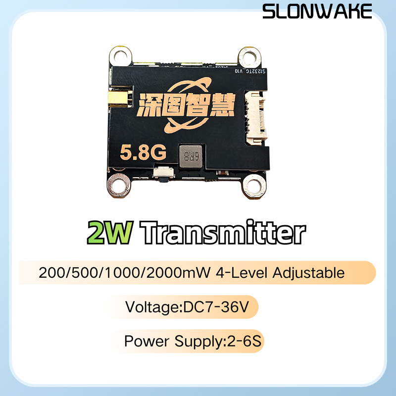 SLONWAKE 5.8G 56CH 2W transmit - Drone Frame 评论和价格