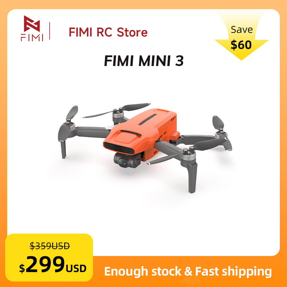 FIMI MINI 3 Camere Drone 4K 60 - Drone Gps Mount 评论和价格